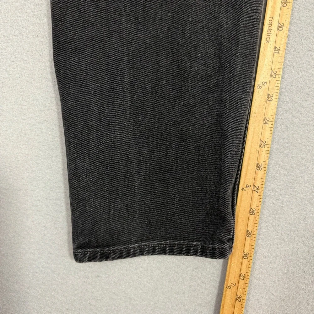 Vintage Levis 550 Jeans Mens 36x32 (Fits 34x30) Black Denim Relaxed 2000 Western